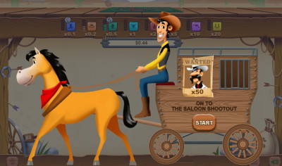 Lucky Bill's Bounty Blast saloon shootout round