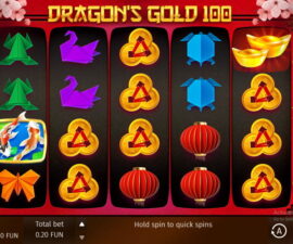 Dragons Gold 100 screengrab