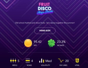 fruit disco stats