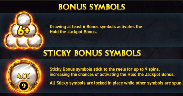 Power of gods medusa bonus symbols