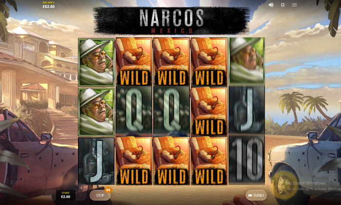 Narcos Mexico air drop wilds feature