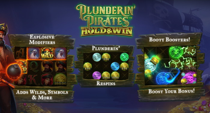 Plundering Pirates game features