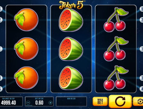 Joker 5 screengrab synot games