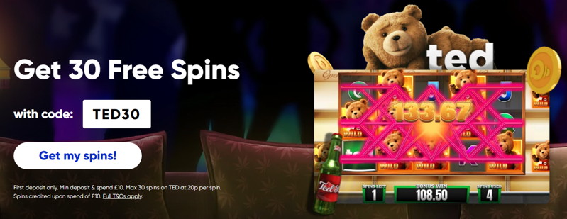 free spins example offer