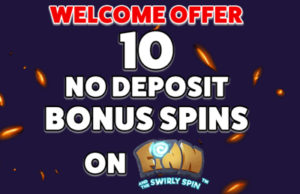 no deposit spins offer example