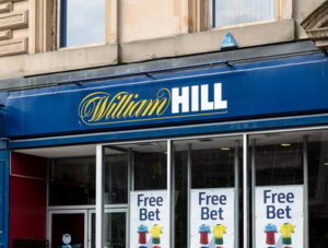 william hill shop with free bet signs in the window