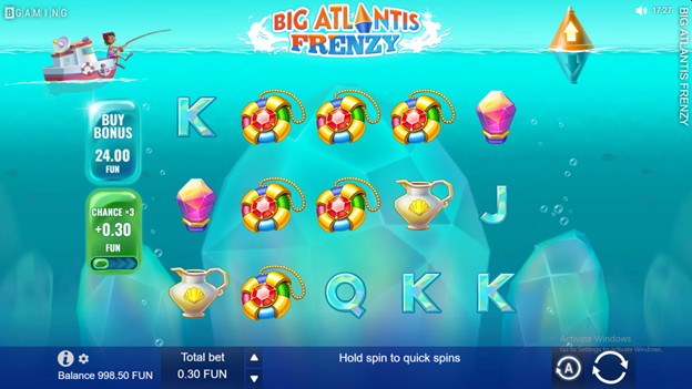 B Gaming Big Atlas Frenzy
