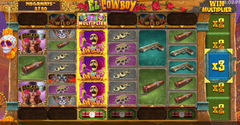 El Cowboy Free spins feature wild