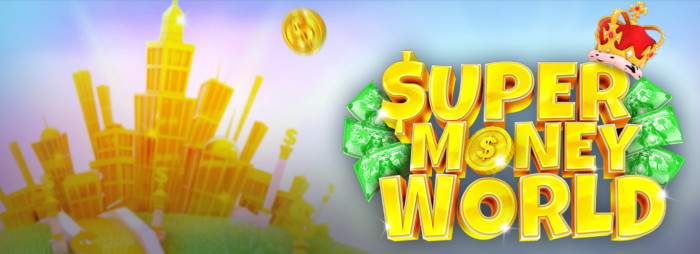 Super Money World logo banner
