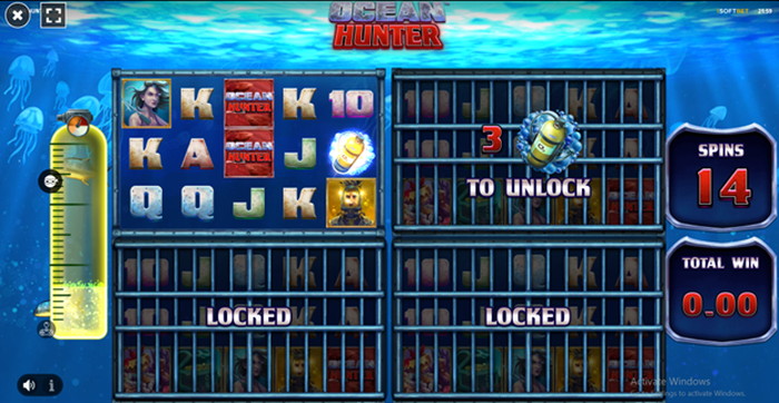 Ocean Hunter free spins feature