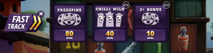 chilli bandits fast track play option