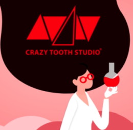 Crazy Tooth lab cartoon