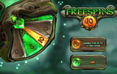 Pop O Gold freespins wheel