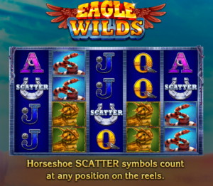 Eagle Wilds horse shoe scatter feature