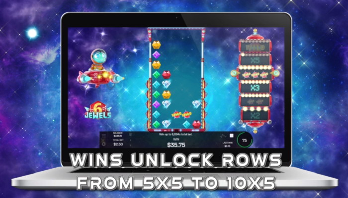 6 jewels rows unlock feature