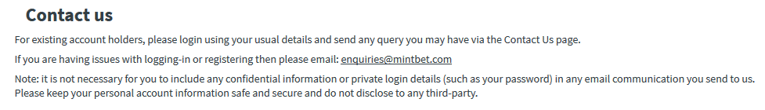 mintbet contact details