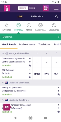 vbet mobile screenshot 