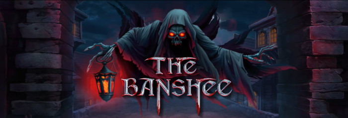 The Banshee slot logo banner