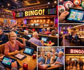 bingo boom happy people playing bingo